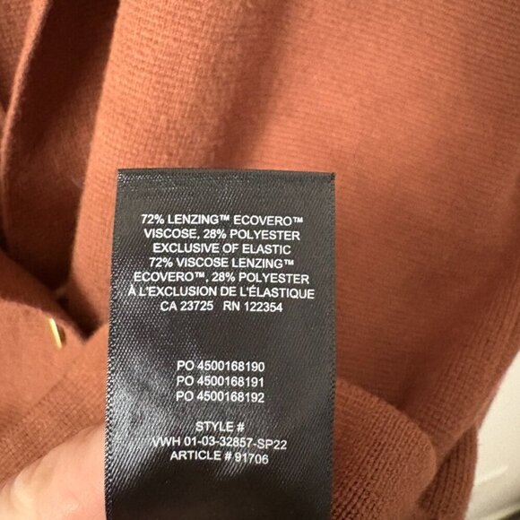 Aritzia Babaton Cover Cardigan Knit Double-Breasted Blazer Brown Size XS - Picture 7 of 7